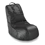 Ace Bayou ABC Life Style Furniture Lycra Video Bean Bag, Black/Black