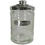 IMAGE OF La Cucina Glass and Metal Storage Canister, Large