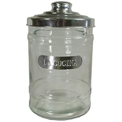 La Cucina Glass and Metal Storage Canister