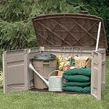 Suncast Horizontal Storage Shed 20 Cubic Foot Capacity