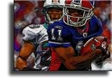 Completely Handpainted American Football Sport Painting, Custom Order FL1439, Oil on Canvas, with Option to Paint Jerry, Brett & Co. from Any Other Favorite Photograph or Picture, Unframed, Size 11" x 14" inch