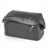 Zero Halliburton Profile Leather Travel Kit (Black)