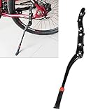 MyArmor Adjustable Aluminium Alloy Bicycle Side Support Cycling Foot Brace Mountain Bike MTB XTC ATX Kickstand Kick Stand fits 26'' to 29'' Black
