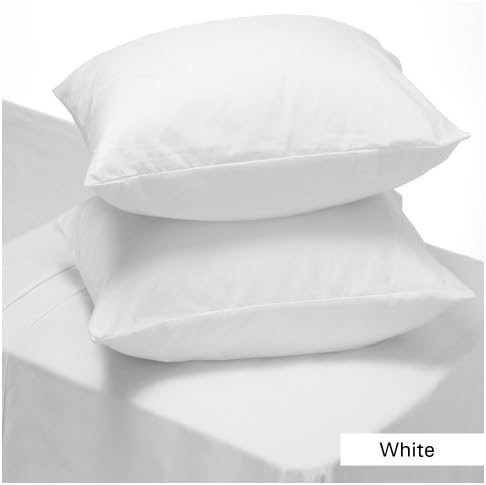 DAWN COLLECTION 400-THREAD-COUNT 100%Egyptian Cotton Travel (12 x 16 Inches) Super Soft Pillow Cases White Solid