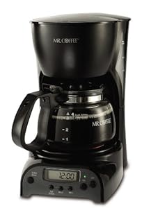 Mr. Coffee DRX5 4-Cup Programmable Coffeemaker, Black