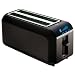 T-Fal 4-Slice Digital Toaster, black