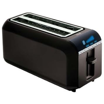 T-Fal 4-Slice Digital Toaster, black