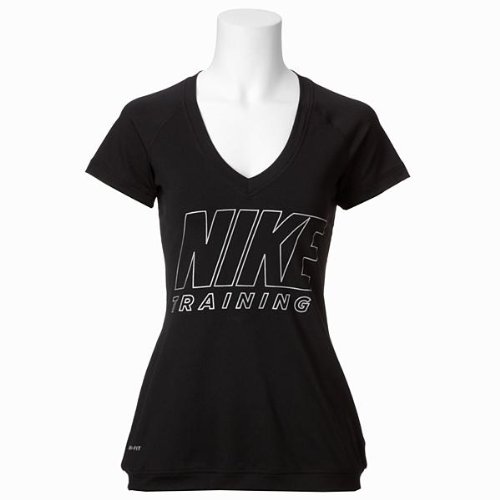 ナイキ（nike） ウイメンズトレーニングVネック（DRI－FITストレッチVネックS／Sトップ） レディス