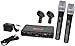 Galaxy Audio EDXR/HH38N Dual Channel Wierless Microphone System includes the EDXR Receiver and 2 HH38 Handheld Transmitters Frequency CODE N 518-542 MHz Band N