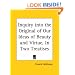 Inquiry into the Original of Our Ideas of Beauty and Virtue, In Two Treatises