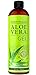 BEST Aloe Vera Gel - 99% Organic, 12oz - NO XANTHAN, Absorbs Rapidly, No Residue - USA made - SEE RESULTS OR - Unique Formula with natural SEAWEED. Best Moisturizer for Face, Skin & Hair.