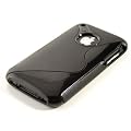 Stylisches und robustes S-LINE TPU CASE Cover f�r Apple iPhone 3G / 3GS in SCHWARZ von kwmobile