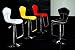 Kitchen & Housewares : Contemporary Vinyl Swivel Bar Stool (One Pair of Black-Color Stools)