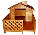 The Mansion Dog House (Cedar) (50" x 49" x 41")