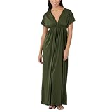 Mossimo® Black Women's Kimono Sleeve Maxi Dress - Olive 