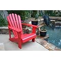 Cedar Adirondack Chair, Red