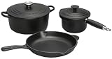 Le Creuset 5 -Piece Essential Set, Satin Black