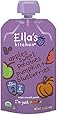 Ella's Kitchen Organic Stage 2, Apples Sweet Potatoes Pumpkin + Blueberries, 3.5 Ounce (Pack of 12) [Packaging May Vary]