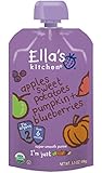 Ella's Kitchen Organic Stage 2, Apples Sweet Potatoes Pumpkin + Blueberries, 3.5 Ounce (Pack of 6)