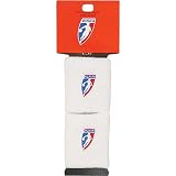 For Bare Feet WNBA Logo Wristband 2-Pack - White