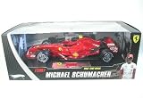 マテル　1/18　フェラーリ F2007 バルセロナ　テストドライブ　シューマッハ　ノンドライバー仕様（エリートシリーズ）　5555台限定　フェラーリ　レーシングスーツ片付の画像
