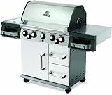 Broil King 998644 Imperial 590 Liquid Propane Gas Grill with Side Burner and Rear Rotisserie
