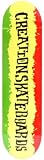 Creation Rasta Team Skateboard Deck (7.68-Inch)