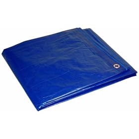 Dry Top 12200 12-by-20-Foot Full Finish Size Tarp, 5-Millimeter, 2.9-Ounce, Blue