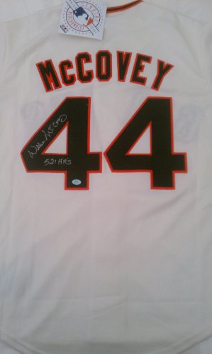 Willie McCovey Signed Authentic San Francisco Giants Jersey