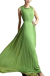 Sexy Grecian Pleated Belted Evening Dress/Maxi Dress 
