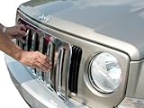 2007 - 2009 JEEP Patriot High Impact Triple Chrome Plated ABS Grille Grill Inserts Overlays
