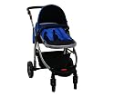 Dream On Me Deluxe Lightweight Adjustable Handle Stroller, Turquoise