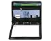 Falcon, BD-6514L, Leather A4 Conference Folder with Ring binder, Black