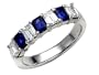 1.80 cttw Karina B(tm) Sapphire Band - Platinum, 18kt White or Yellow Gold