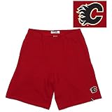 Calgary Flames NHL Defender Shorts (Dk Red)