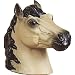 Rivers Edge Products Horse Head Trailer Ball Cover-Buckskin
