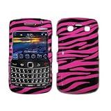 Hot Pink and Black Zebra Stripes Design Snap-On Cover Hard Case Cell Phone  ....