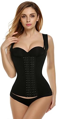 Women's Underbust Corset Waist Trainer Cincher Body Shaper Vest Shapewear Large