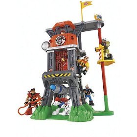 Childrens Toyshop  Toys : Rescue Heros Command Center Playset