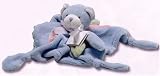 Scene Weavers Pickles Soft Plush Nummy Bear Banky, Blue, 13 X 13″
