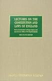 Lectures on the Constitution and Laws of England: With a Commentary on Magna Charta, and Illustrations of Many of the English Statutes