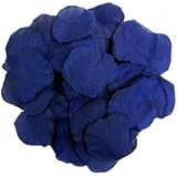 AIEDE 2000 Silk Rose Petals Wedding Decorations Bulk Supplies - Navy Blue