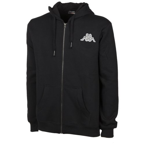 Kappa Uni Sweatshirt Frankfurt Hodded, black, L, 302473 Preisvergleich