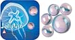 Mega Marbles - JELLYFISH MARBLES NET (1 Shooter Marble, 24 Player Marbles & 2 Display Rings)