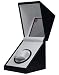 Single Square Watch Winder Black Glossy Battery or AC Operation