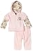 Ecko Red Baby-girls Newborn 2 Piece Velour Set, Pink, 6-9 Months