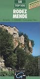 Carte touristique : Rodez - Mende