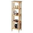 Mission Natural 4-Shelf Bookcase