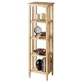 Mission Natural 4-Shelf Bookcase