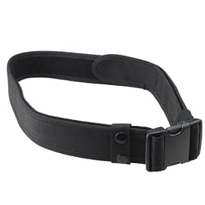NEW Black Nylon Material Police Adjustable Security Duty Belt up to 55
